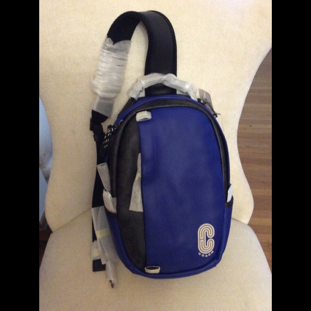 New Coach Edge Backpack Signature Canvas.